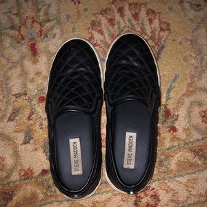 Steve madden Black leather shoes